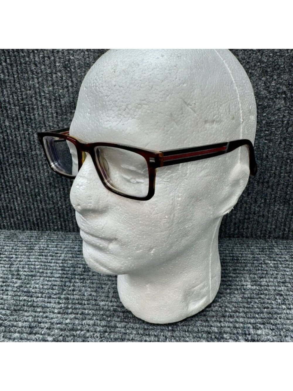 Hurley Rio Eyeglasses Frames Only Full Rim Brown Wood Grain HMO136 52-18-145